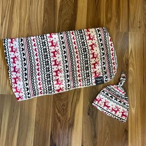 Milkmaid goods swaddle blanket/hat